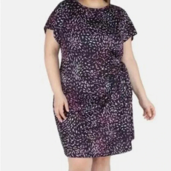 Nicole Miller Dresses & Skirts - Nicole Miller Multi Colored Black Plus Size Dress Size XXL